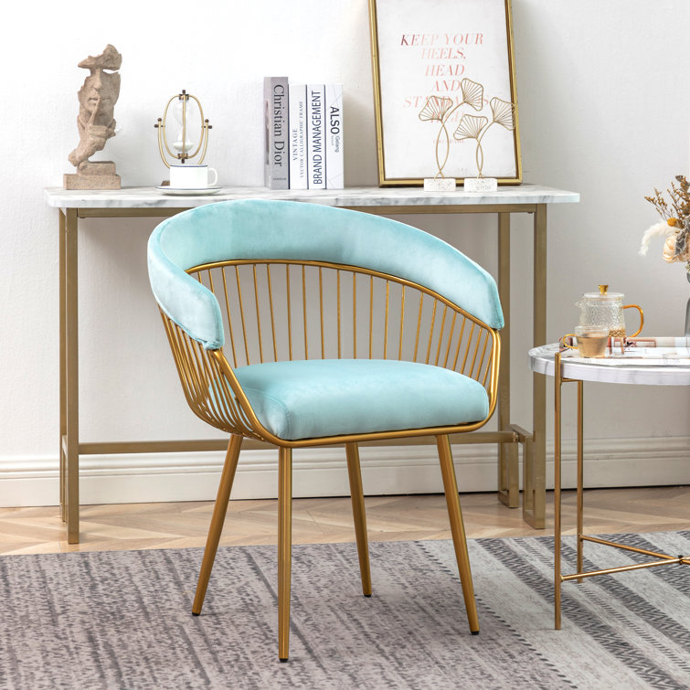 Modern gold accent online chair